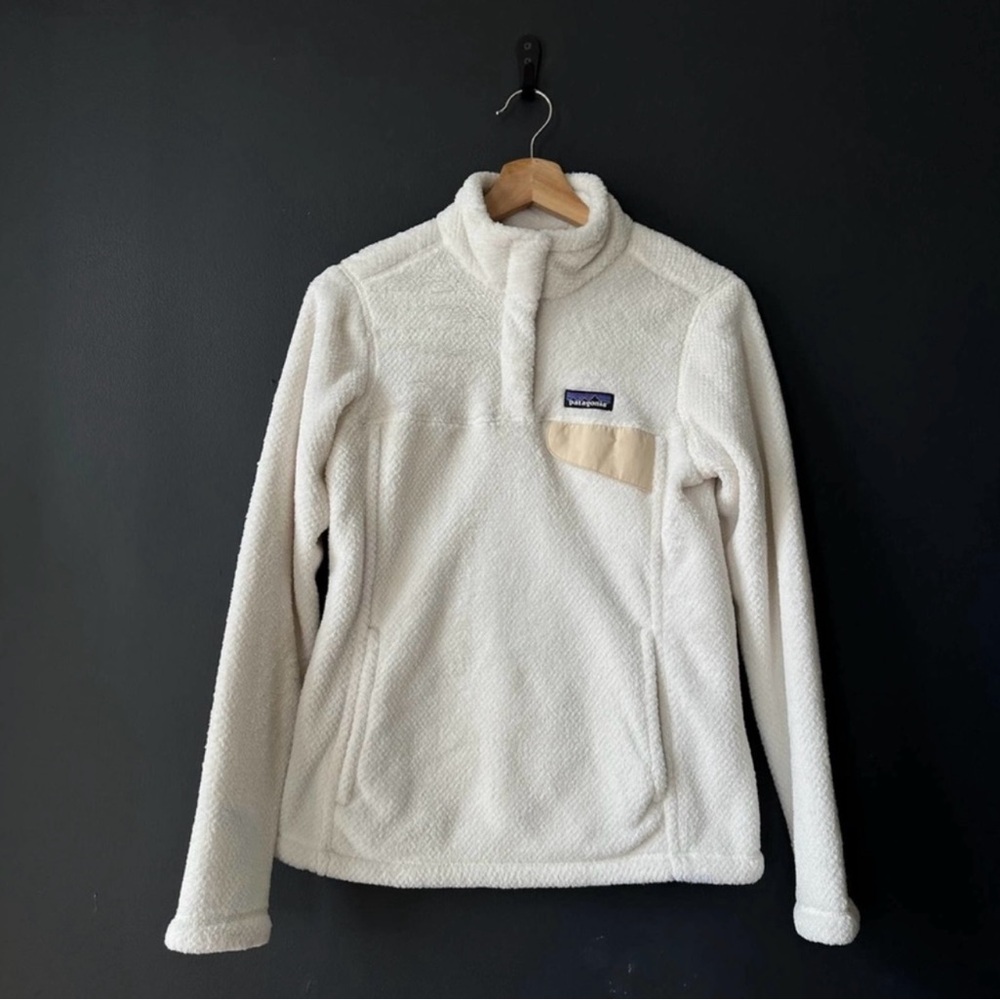 Patagonia Off-White Fleece Jacket